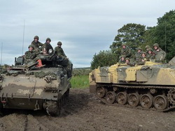 Chaos Paintball Tank Driving