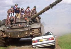 Military Tank Driving